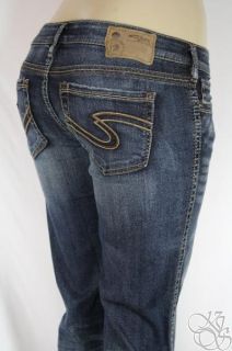Silver Jeans Co Frances 18 Low Rise Straight Fit Bootcut Leg Medium