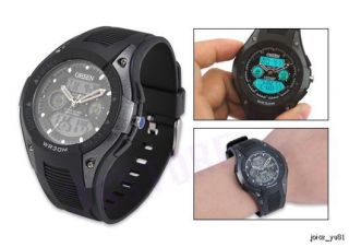 New OHSEN Multi Function Digital Mens Silicone Sport Wrist Watch Free