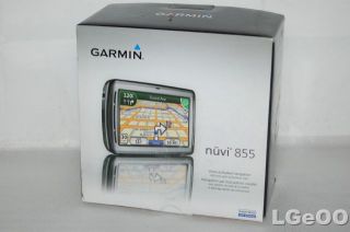 Garmin nüvi 855 Portable Car Street GPS Navigation Receiver Bundle