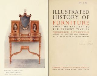 Illustrated History of Furniture Antique Furnishing Guide 1903 Book on