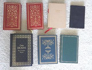 TERRIFIC Leather & Premium Lot Featuring Easton Press/Franklin Library
