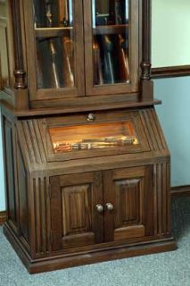 PLANS TO BUILD Your Very Own Wooden Gun or Firearm Display Cabinet