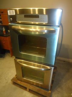  info ge 27 double electric wall oven stainless steel jkp55spss