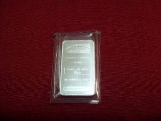 10 Troy Ounce 999 Fine Silver Bar SEALED NTR Metals Assayers Refiners