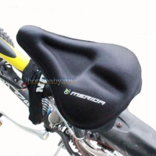  Bike 3D Bicycle Soft Silicone Pad Saddle Silica Gel Cushion Seat Cover