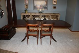 Duncan Fyfe Style Table and Chair Set
