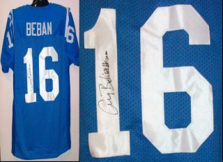 Gary Beban Signed/ Autographed UCLA Jersey Heisman 1967 AAA Cert