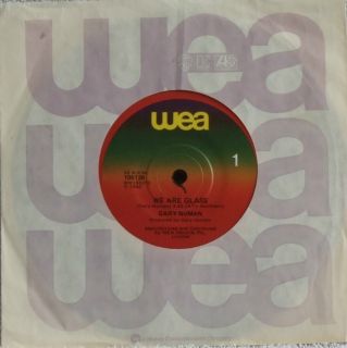 Gary Numan   We are Glass B/W Trois Gymnopedies 7 Single, Australian