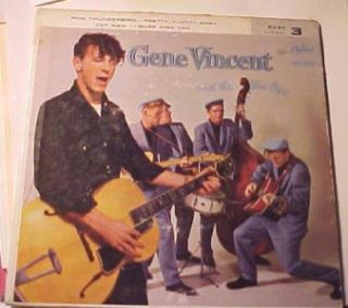 45 RPM EP Gene Vincent and The Blue Caps Picture Sleeve Cat Man Pink