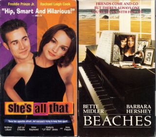 Shes All That VHS 1999 Beaches 2 Romantic VHS 786936100785
