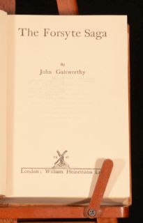 second edition of John Galsworthys famous novel The Forsyte Saga.