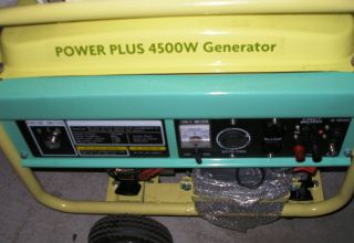 Brand NEW 4500 W Generator KW Key Electric Start & Wheel Kit