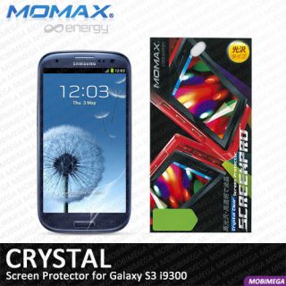 Momax Crystal Screen Protector Film Shield for Samsung Galaxy S3 SIII