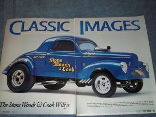 1940 Willys Gasser Drag Car Article The Stone Woods Cook Willys