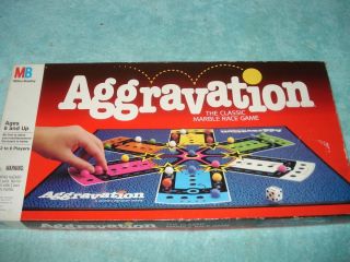 Vintage 1989 Aggravation Marble Board Game