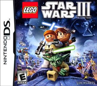 Lego Star Wars III The Clone Wars Nintendo DS 2011 Lot 2 Noresrv Brand
