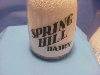 Quart Milk Bottle Spring Hill Dairy KY WV Ohio Gallipolis Ohio