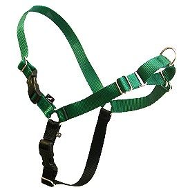 The Gentle Leader® EasyWalk Harness is designed to gently discourage