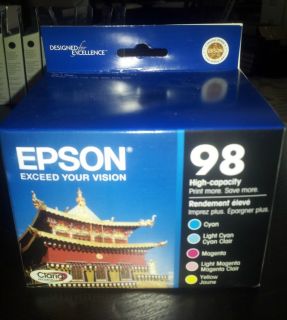 Epson 98 GENUINE Ink Cartridge Color Multipack Artisan 700 710 725 800