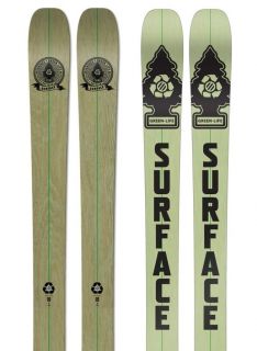  2012 Surface GREEN LIFE Ski Eco Friendly Twin Tip Freestyle Ski 172 cm
