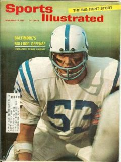 Vintage Sports Illustrated Gaubatz Baltimore Colts