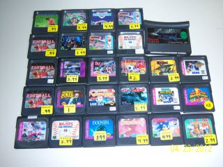 Wholesale Lot 26 Sega Game Gear Games 1 Atari Jaguar Game