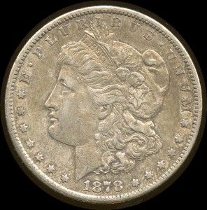 Estate Fresh 1878 CC CARLSON CITY Morgan Silver Dollar Coin VG+ NICE