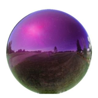 Stainless Steel Purple Gazing Ball Globe vcs PRP04