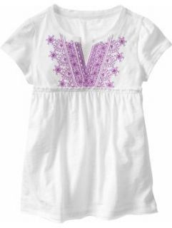 New Gap Kids Embroidered Babydoll T Top 4 5 XS Shirt 4