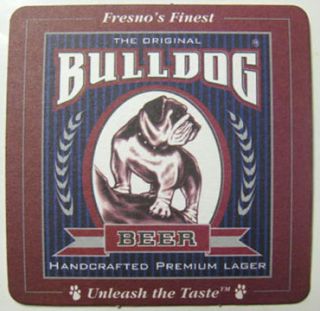  Premium Lager Beer Coaster Mat Fresno California 2000 Issue
