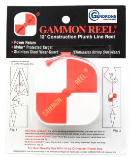 New 12 Gammon Reel for Plumb Bob Surveying Retractable String