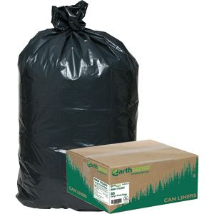 Earthsense Commercial Trash Garbage Bags 33 Gal 80 Ct