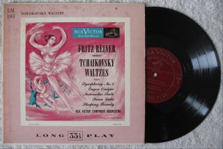 Fritz Reiner Tchaikovsky Waltzes Record LP 10 RCA Red Seal LM 103