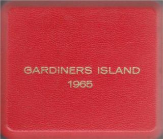 1965 Gardiners Island 3 Trial Pattern Coin Set w Box
