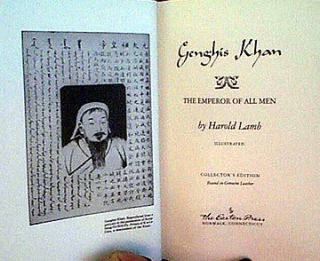 Genghis Khan by Harold LambIllustratedThe Easton Press. 255