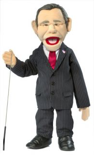 President George w Bush Puppet Ventriloquist Doll