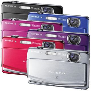 Fujifilm FinePix Z90 Digital Camera Blue Black Pink Purple Red Silver