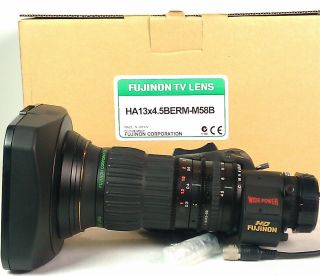 Fujinon HA13x4 5BERM M58B ALAC CAC Lens XDcam HDcam PMW500 Varicam