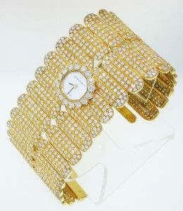 rare boutique ladies gerald genta diamonds 18k watch