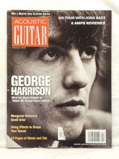 Acoustic Guitar Magazine George Harrison David Grier Joan Baez Eric