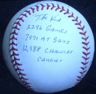 Gary Carter Signed Baseball 15 Stats Ball Autographed Ball Reggie