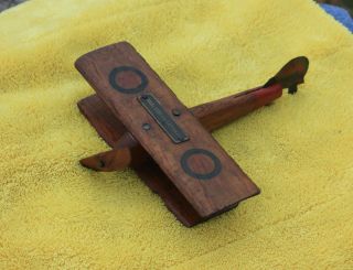   Omaha Reed Rattan Co Advertising Wood Toy Airplane George E Yeager