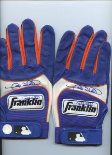 Gary Sheffield Game Issued Pair Franklin Batting Gloves Autographed