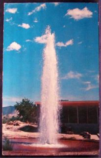 Roadside Geyser Woodside Utah 1965 Postcard