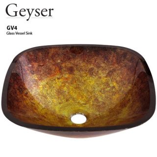Geyser GV4 Glass Vessel Bathroom Sink