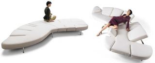   Romantic Living Room Furniture Design Flap Sofa by Edra