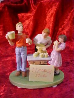 1986 Norman Rockwell Little Salesman  Miniature