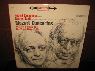 George Szell Mozart Concertos No 22 23 Columbia MS 6194