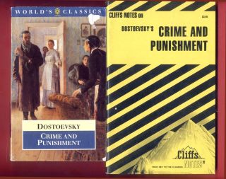 Crime and Punishment by Fyodor Dostoyevsky & Cliff Notes study guide