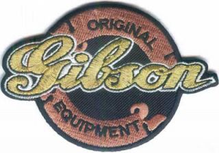 Gibson Guitars Iron Sew on Patch Badge New